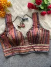Tew Heavy Jecquard Blouse Wholesale Clothing Suppliers In India